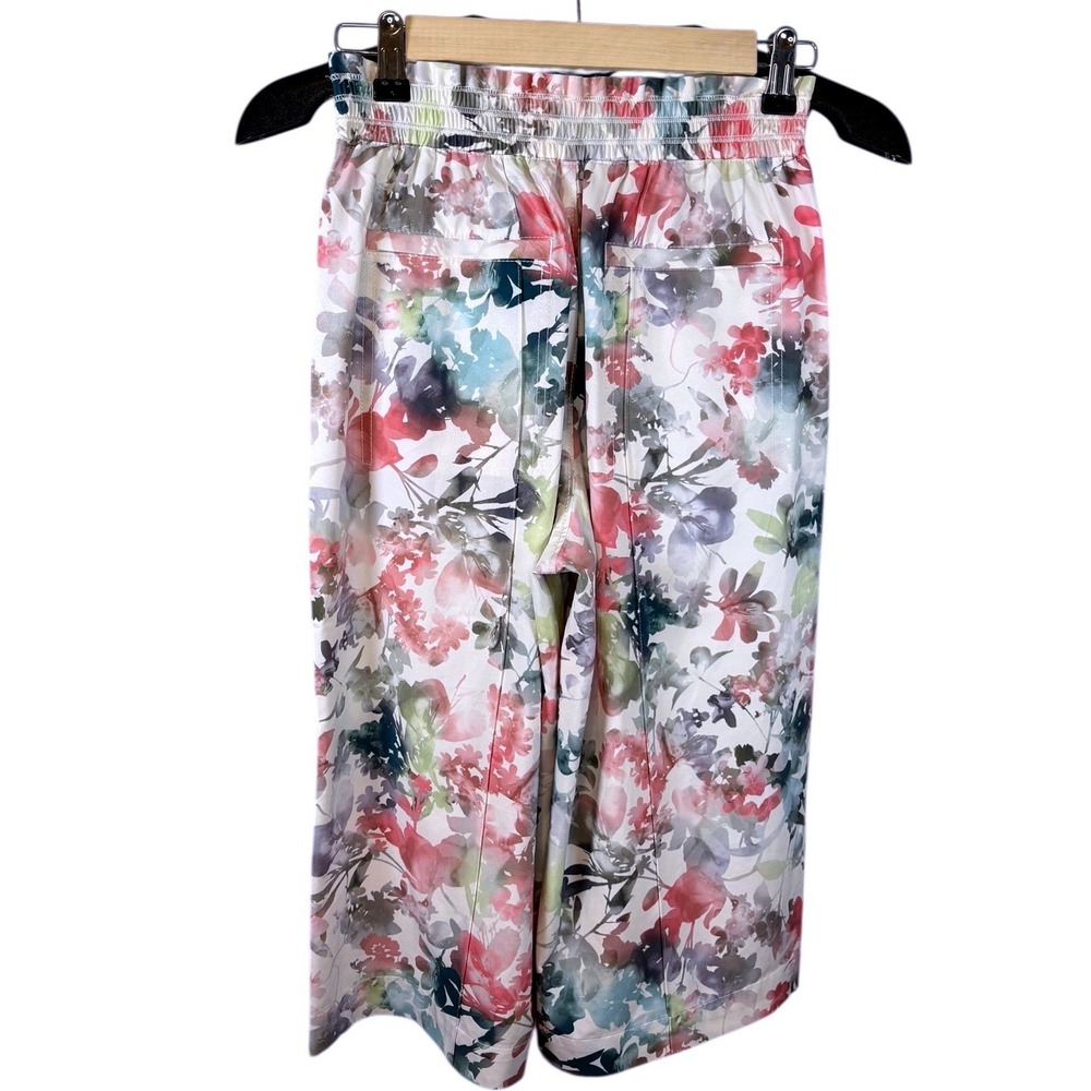 Athleta Savannah Bermuda Short XXS Floral Watercolor Pink Green
